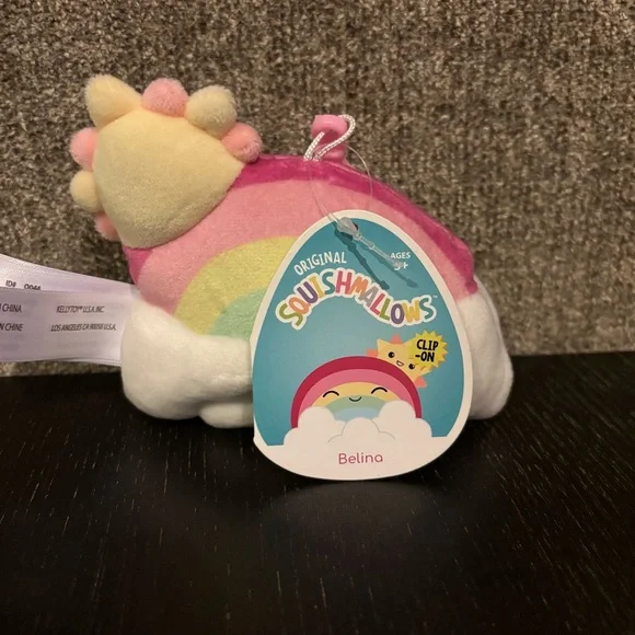 Belina Rainbow Squishmallow Clip - Picture 3 of 4